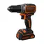 Black&Decker BL186K / Akku-Bohrschrauber / 18V / 1x1,5Ah / 13mm Bohrfutter / 1650 U/min / 52 Nm