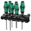 Wera 335|350|355|6 Kraftform PLUS Lasertip Schraubendreher-Set + Ständer