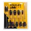Stanley Essential Schraubendreher-Set (10-tlg.) / Schlitz 3-8 mm / Kreuzschlitz PH0 - PH2 / Länge 50 - 175 mm