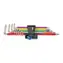 Wera 3967|9 TX SXL Multicolour HF Stainless 1 / Steckschlüsselsatz mit Haltefunktion / Edelstahl