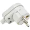 Solight Stecker gebogen IP20 weiß