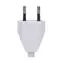 Solight Flachstecker 2,5A - gerade - IP20 weiß