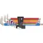 Wera 3950|9 Winkelschlüsselsatz Hex- PLUS Multicolour Imperial Stainless 1 / Zoll / Edelstahl / 9-teilig