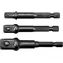 YATO YT-04685 / Adapterset 3 Stück / HEX 1/4 | 3/8 | 1/2
