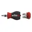 Wiha 43613 Schraubendreher mit Teleskop-Bitmagazin Stubby / 7 Bits