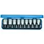 Gedore 6156250 / Set Steckschlüssel und Bits / 1/2 / 9-tlg