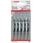 BOSCH 2608630033 / Sägeblatt für Säbelsäge T 111 C / HCS / Länge: 100 mm / Zahnteilung: 3 mm / 5 Stk