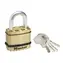 Master Lock M1BEURD Messing-Vorhängeschloss - Excell - 45 mm