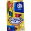 ASTRA Dreieckige Buntstifte 12 Stück Jumbo mit Spitzer (inkl. mehrfarbigem Buntstift)