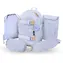BAAGL SET 5 Skate Lilac: Rucksack, Federmäppchen, Tasche, Gürteltasche, Laptoptasche
