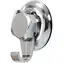 Compactor Bestlock Badezimmerhaken mit Saugnapf chrom / Belastbarkeit: bis 6kg / ohne Bohren