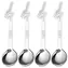 Bialetti Espressolöffel-Set Set mit 4 Espressolöffeln