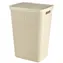 Curver Jute Wäschekorb 58 l beige / 60 x 43 x 34 cm