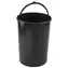 Elletipi Kunststoffkorb mit Griff 12 L schwarz / 34 x 24 x 24 cm