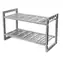 Compactor Verstellbares Regal unter der Spüle, hellgrau / 50/76 x 30 x 40 cm