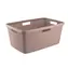 Curver Jute Wäschekorb 46 l rosa