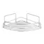 MSV RILEY Wand-Eck-Duschregal Chrom 22,8 cm