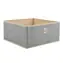 MSV atmungsaktive Schubladenbox grau / Polypropylen / 26,5 x 26,5 x 13 cm