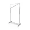 Compactor Stairs Grauer Kleiderständer - Ständer unter der Treppe / 91,5 x 45 x 102-170 cm