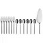 WMF Nuova Dessertbesteck-Set 13-teilig / 6x Dessertgabel / 6x Kaffeelöffel / 1x Kuchenspatel