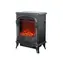 Beper RI.504 schwarz / Elektrischer Kaminofen / 1750W / Thermostat / LED-Flamme