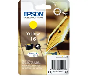 Epson Singlepack Yellow 16 DURABrite Ultra Ink žlutá