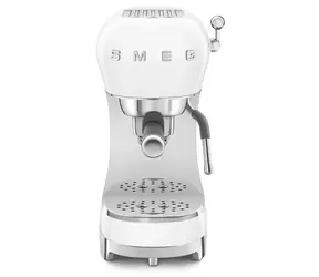 SMEG ECF02WHEU weiße Hebel-Kaffeemaschine