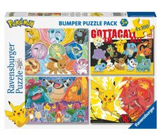 Ravensburger - Puzzle - Pokémon - 4x100 Teile