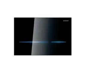 Geberit Sigma80 - Elektronische Spülsteuerung, schwarzes Glas