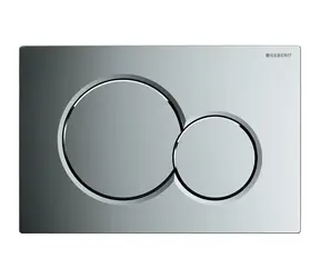 Geberit Sigma01 - Unterputztaster, glänzendes Chrom
