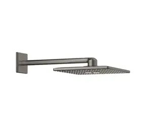 Grohe Rainshower SmartActive Cube - Kopfbrause 310, Brausearm 43 cm | 2 Strahlarten | gebürstetes Graphite