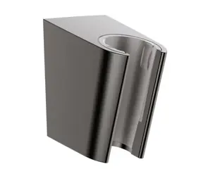 Hansgrohe Halter - Duschhalterung Porter S | gebürstetes Schwarzchrom