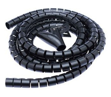 Connect IT Rohr für WINDER Kabelführung (2,5m x 20mm) schwarz