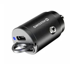 Swissten Autoadapter 2x USB-C schwarz