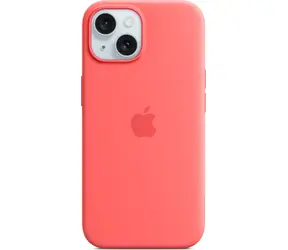 Apple Silikonhülle mit MagSafe für iPhone 15, helle Wassermelone