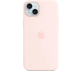 Apple Silikonhülle mit MagSafe für iPhone 15 PLUS Hellrosa