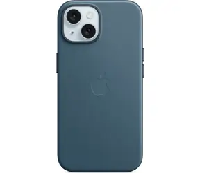 Apple Cover aus FineWoven Stoff mit MagSafe für iPhone 15 Pazifikblau