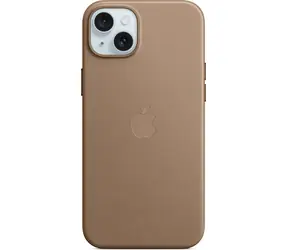 Apple Cover aus FineWoven Stoff mit MagSafe für iPhone 15 PLUS rauch