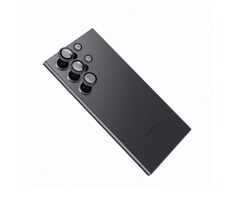 FIXED Schutzglas für Kameraobjektive Kameraglas für Samsung Galaxy S24 Ultra schwarz