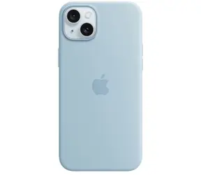 Apple Silikonhülle mit MagSafe für iPhone 15 PLUS Hellblau