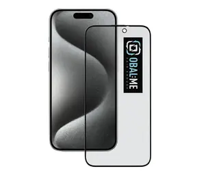 Obal:Me Privacy 5D Tempered Glass für Apple iPhone 15 Pro schwarz