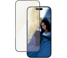 PanzerGlass UWF Eyecare Panzerglas mit Applikator für Apple iPhone 16/15 schwarz