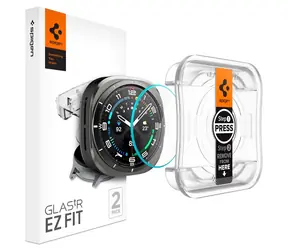 Spigen Glass tR EZ Fit 2 Pack gehärtetes Glas für Samsung Galaxy Watch Ultra
