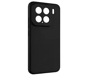 FIXED Hintere gummierte Abdeckung Story für XIAOMI 15 schwarz