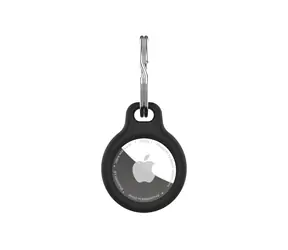 FIXED Silky Silicone Case für Apple AirTag, schwarz