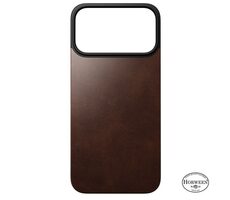 Nomad Magnetic Leather Back Magsafe Backcover für Apple iPhone 17 Pro Max Rustikalbraun (Horween)