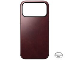 Nomad Modern Leather Case für Apple iPhone 17 Pro Max burgund (Horween)