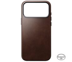 Nomad Traditional Leather Case für Apple iPhone 17 Pro Max rustikales Braun (Horween)