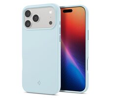 Spigen Silicone Fit MagSafe Schutzhülle für Apple iPhone 17 Pro Max stumm blau