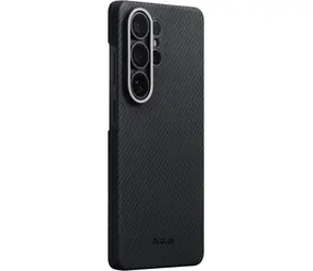 Pitaka Edge Case Rückseitenschutz für Samsung Galaxy S26 Ultra Schwarz/Grau Twill